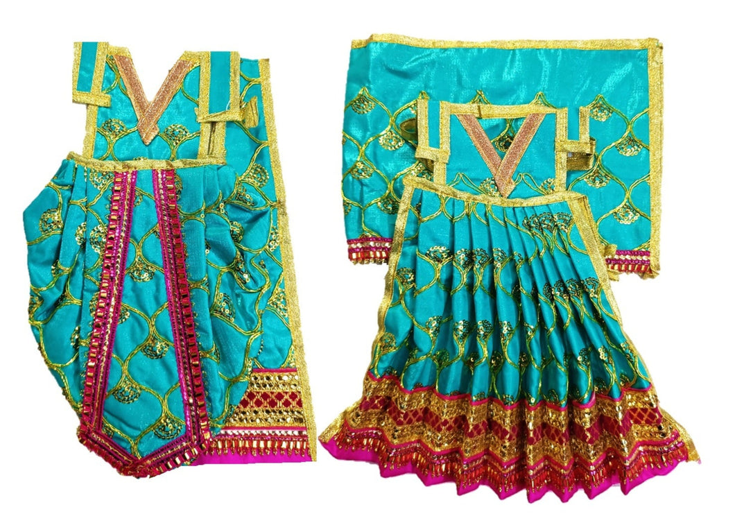 Radha Krishan _Poshak_ for Idol Height- 16