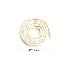 Long Cotton Wicks/ Diya/Jyot Batti- Length 22" Inchs