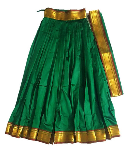 Mata Rani _Silk Saree Poshak - Lehenga Size - 35