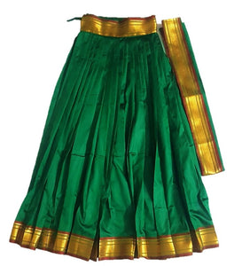 Mata Rani _Silk Saree Poshak - Lehenga Size - 35" Inchs - Size No. 8