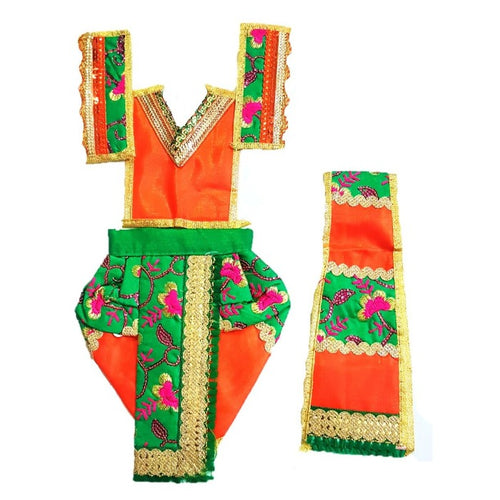 Ganesha _Poshak_ Vastra for Size Idol Figure - (12