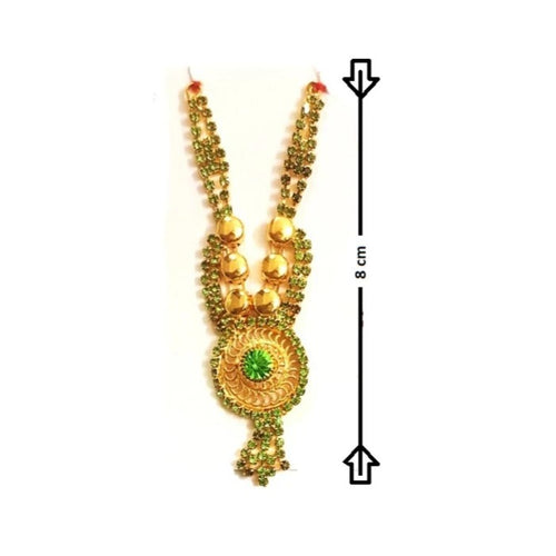 Laddu Gopal_ Fancy Diamond Stones_Mala/Haar_Size No. 5- 6