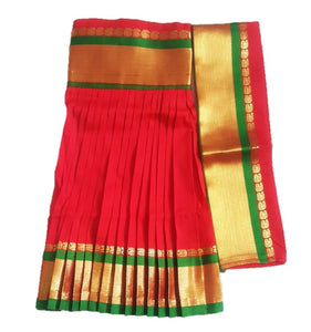 Mata Rani _Silk Saree Poshak - Lehenga Size - 15" Inchs - Size No. 4