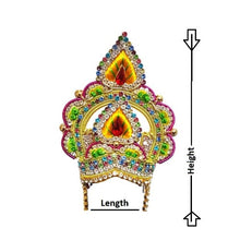 Load image into Gallery viewer, Zari Mukut for Laddu Gopal/Kanha ji Size No. 3-6