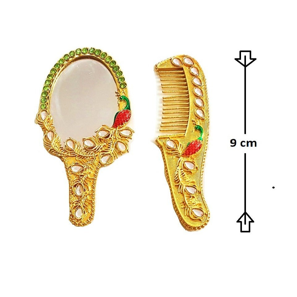 Hand Mirror- Comb Set for Laddu Gopal/ little Krishna/ Little home deity