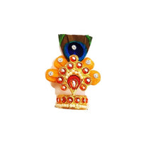 Load image into Gallery viewer, Laddu Gopal Ji Metal Mukut For Size 3 and 4.