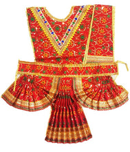 Load image into Gallery viewer, Hanuman Ji Dress - Size No. 4 - for Idol height of 2 feet/ 24&quot; Inch