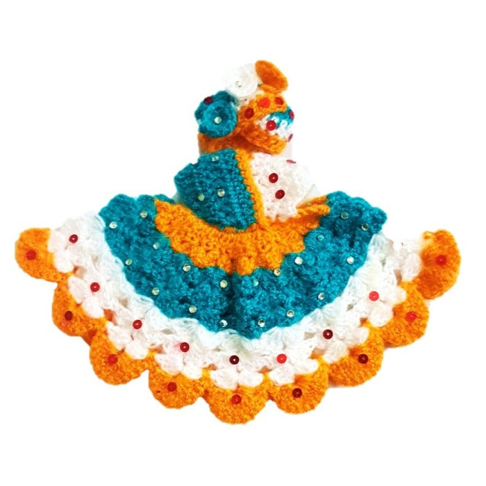 navy blue dress for baby girl Laddu Gopal Winter Dress – Warmth & Elegance Combined main image 1