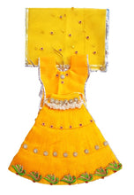 Load image into Gallery viewer, Mata Rani _Zari Poshak_ Vastra for Size Devi Idol Figure - 18 inch /1.5 foot_ Size No. 3