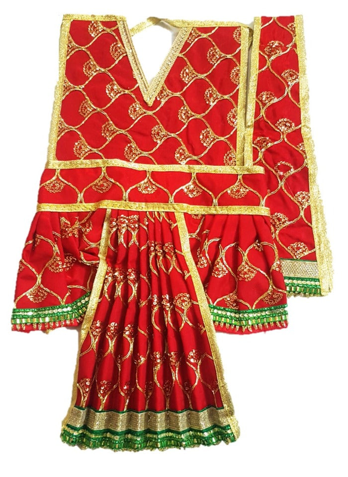 Hanuman Ji Dress -for Idol height of 1.3 feet/16