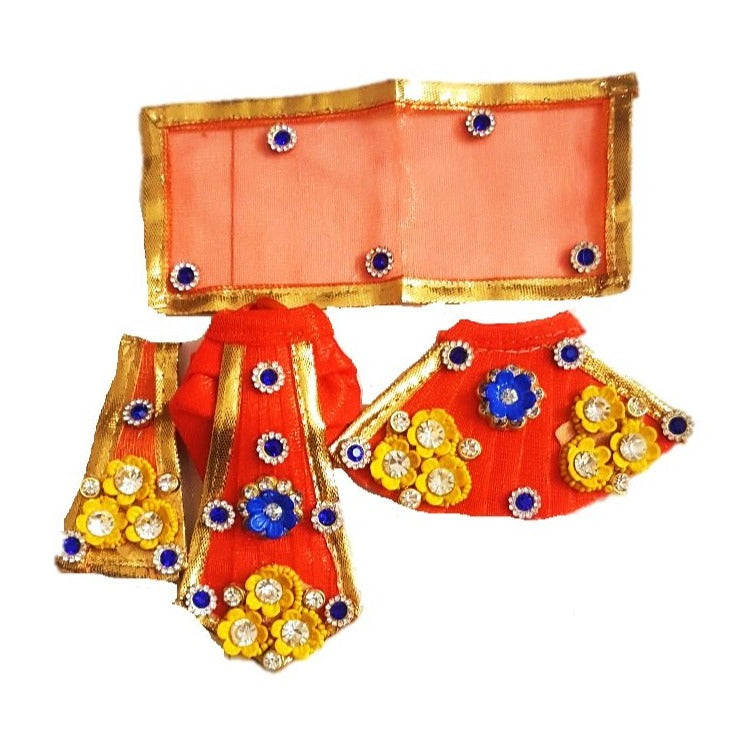 Radha Krishan-Zari-Fancy-Poshak Lehenga/Dhoti- Length 2