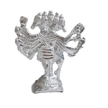 Load image into Gallery viewer, White Metal Panchmukhi Hanuman Silver, Showpiece (4&quot; Inch)