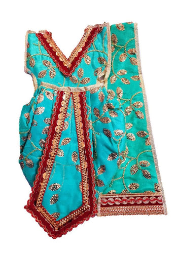 Ganesha _Poshak_ Vastra for Size Idol Figure - (16