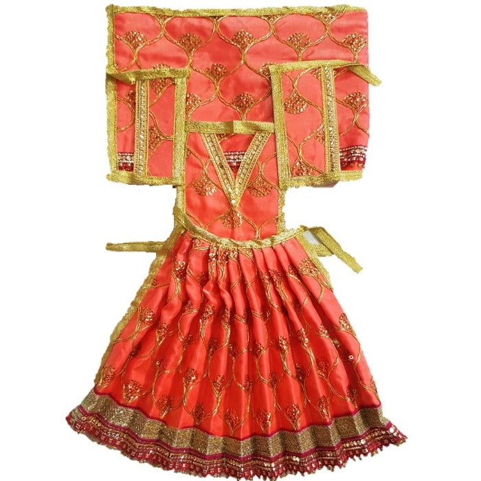 Mata Rani _Poshak_ Vastra for Devi Idol Figure - (16