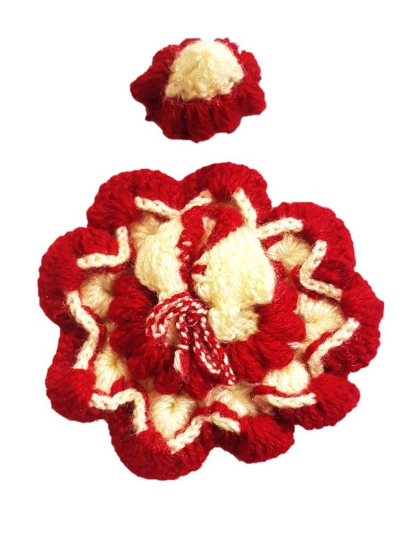 Laddu Gopal/Kanha Ji_ With Cap_Crochet_ Poshak_Size No. 2