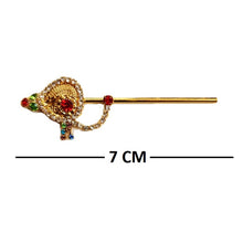 Load image into Gallery viewer, Metal Bansuri for Laddu Gopal/Bal Gopal_Flute for Krishna (7 CM)
