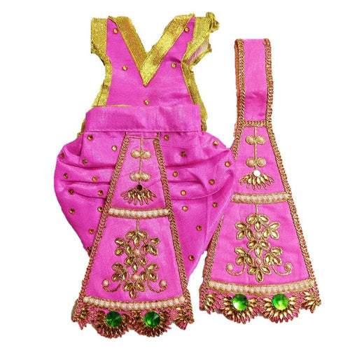 Ganesha _Fancy Poshak_ Vastra for Size Idol Figure - (12