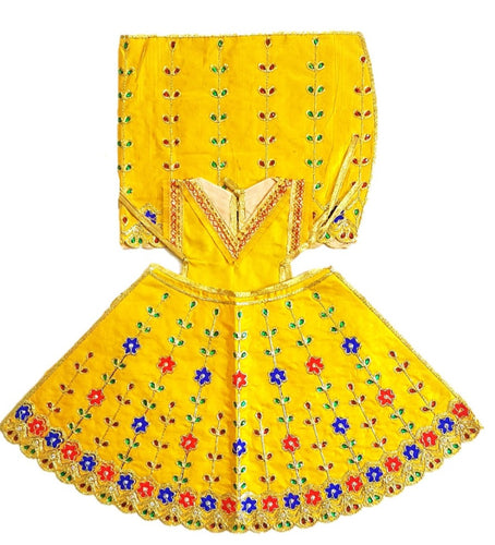 Mata Rani _Poshak_ Vastra for Devi Idol Figure - (18