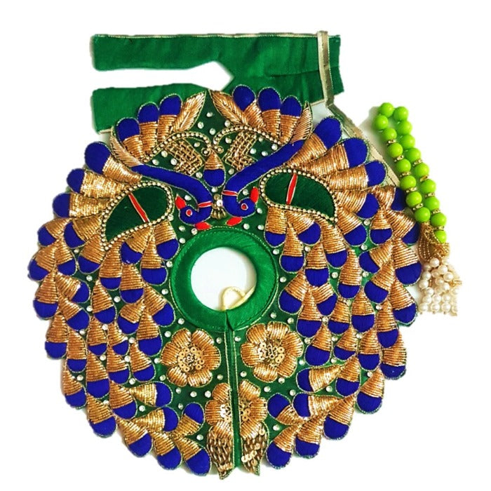Handmade Bal Gopal ji Dress in Size 4 /Elegant Krishna Poshak, RKF# 951 |  Krishna, Handmade, Desi gifts
