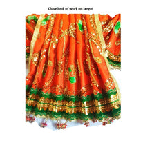 Load image into Gallery viewer, Hanuman Ji Dress -for Idol height of 1.3 feet/16&quot; Inch-Size No.2