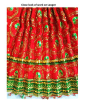 Load image into Gallery viewer, Hanuman Ji Dress _ for Idol height of 4 Ft. feet/ 48&quot; Inch&#39;s Size No. 8