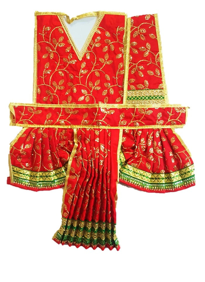 Hanuman Ji Dress -for Idol height of 1.5 feet/18