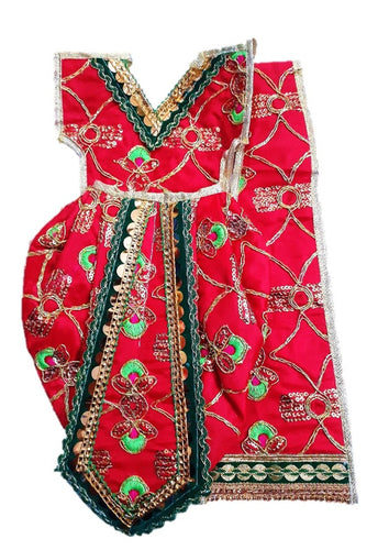 Ganesha _Poshak_ Vastra for Size Idol Figure - (16