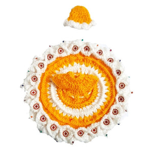 Laddu Gopal/Kanha Ji_Winter_ Poshak_With Cap _Crochet_Size No. 5_Full MB*