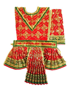 Hanuman Ji Dress -for Idol height of 1.5 feet/18" Inch-Size No. 3