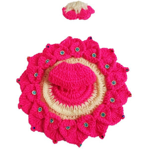 Laddu Gopal/Kanha Ji_Winter_ Poshak_With Cap _Crochet_Size No. 4_Full MB*
