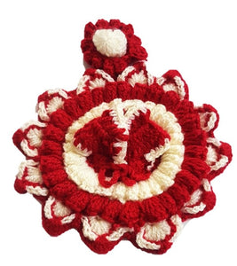 Laddu Gopal/Kanha Ji_ With Cap_Crochet_ Poshak_Size No. 4