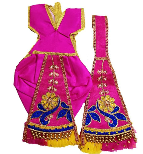 Ganesha _Fancy Poshak_ Vastra for Size Idol Figure - (12