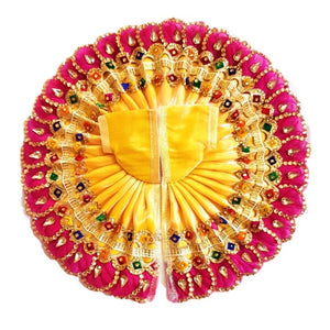 Kanha/Laddu Gopal Ji Dress/ Poshak _Size No. 4-5 (Silk + Net)