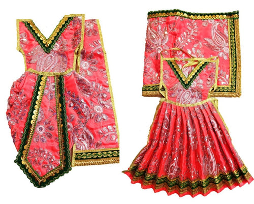 Radha Krishan _Poshak_ for Size No. 2 - for Idol Height 16