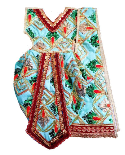 Ganesha _Poshak_ Vastra for Size Idol Figure - (16