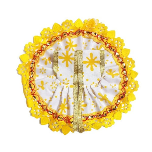 Kanha/Laddu Gopal/Krishna Ji Dress/ Poshak_Size No. 1,2 and 3_ (Cotton)