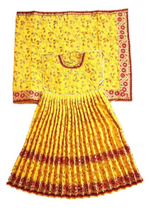 Mata Rani _Poshak_ Vastra for Size Devi Idol Figure - (3 Feet.)_ Size No. 6