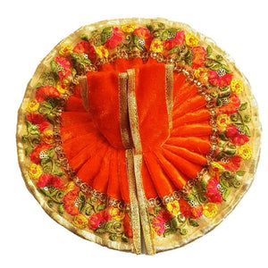 Kanha/Laddu Gopal/Krishna Ji Dress/ Poshak_Size No. 4_ (Velvet)