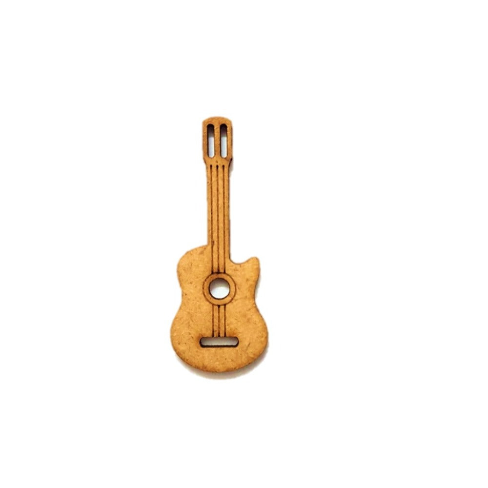 Laddu Gopal Toys Wooden_ Guitar_ for Kanha Ji_4.5 CM