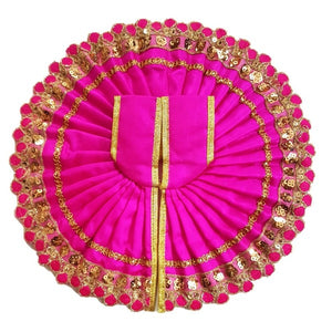 Kanha/Laddu Gopal/Krishna Ji Dress/ Poshak_Size No. 6_ (Satin)
