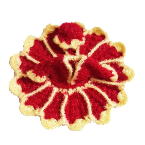 Laddu Gopal/Kanha Ji_ With Cap_Crochet_ Poshak_Size No. 3