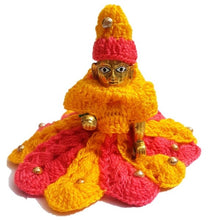 Load image into Gallery viewer, Laddu Gopal/Kanha Ji_ Winter Dress_Crochet_ Poshak_Size No. 5