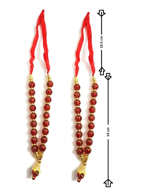 Beautiful Artificial Moti ki Mala for God _Size 24.5 CM (L)_ Pack  