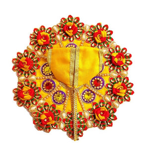 Kanha/Laddu Gopal/Krishna Ji Dress/ Poshak_ Size No. 3 (No Buckram)