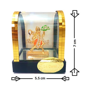 Mini_ Hanuman Ji_Car Dashboard_Gold Plated