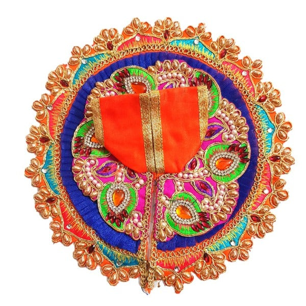 Krishna's World (4NO-8INCH) Designer Laddu Gopal ji/Krishna ji Dress with  Flowers, Pearl & Stone Dress Price in India - Buy Krishna's World  (4NO-8INCH) Designer Laddu Gopal ji/Krishna ji Dress with Flowers, Pearl