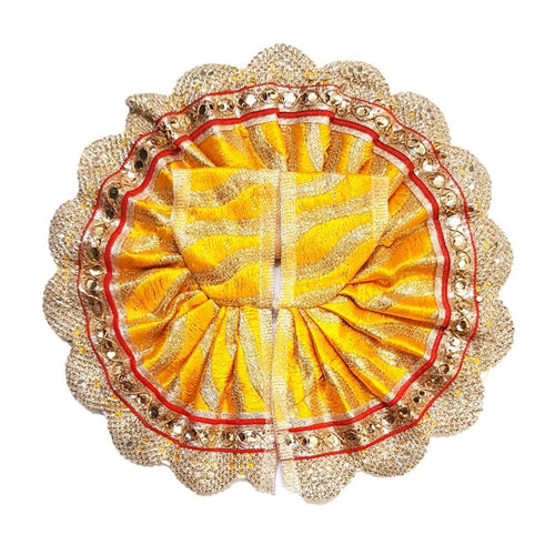 Kanha/Laddu Gopal/Krishna Ji Dress/ Poshak_Size No. 3_ (Fabric)