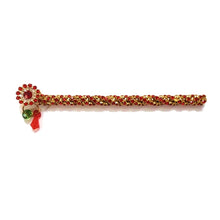 Load image into Gallery viewer, Metal Bansuri for Laddu Gopal/Bal Gopal_ Flute for Krishna (10 CM)