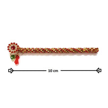 Load image into Gallery viewer, Metal Bansuri for Laddu Gopal/Bal Gopal_ Flute for Krishna (10 CM)