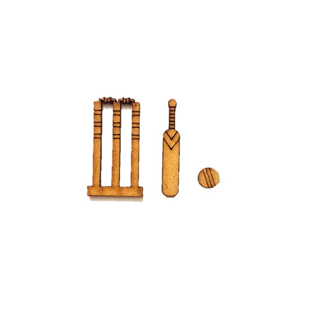 Laddu Gopal Toys Wooden_ Cricket Set_ for Kanha Ji